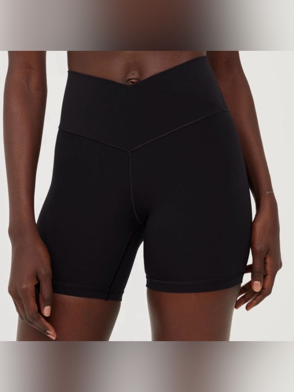 aerie Black Bike Shorts